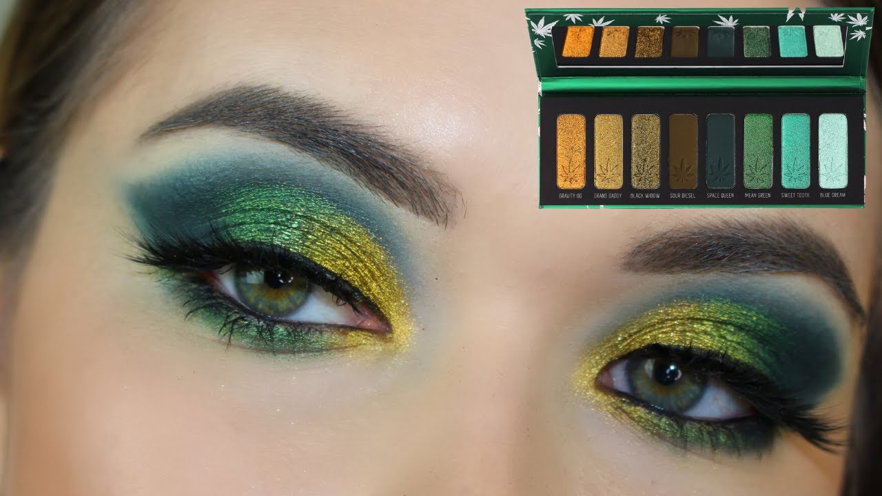 SMOKE SESSIONS MELT COSMETICS PALETTE TUTORIAL | SHOP MY STASH | GREEN EYE LOOK | STEP BY STEP