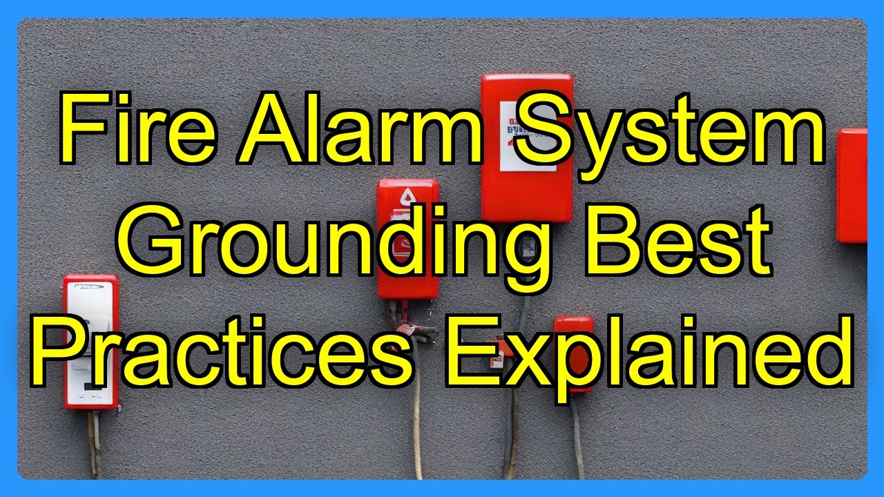 Fire Alarm System Grounding Best Practices Explained