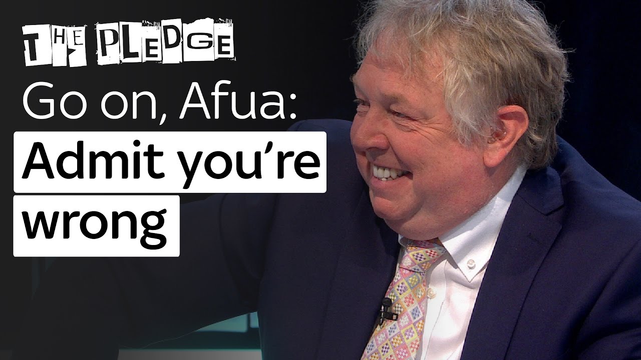 Nick tries to get Afua to admit she’s wrong