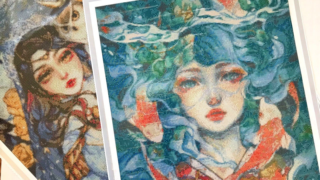 How I Store Finished and Unfinished Diamond Painting Canvases - Quickly and Inexpensively!