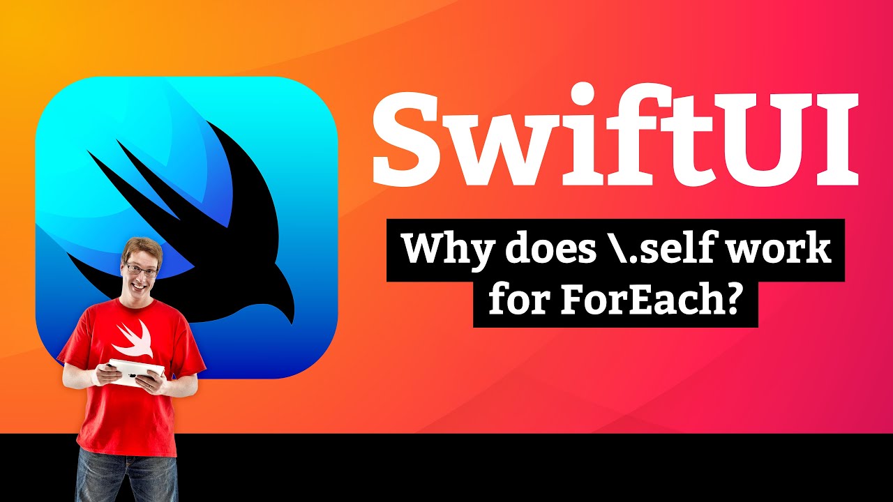 iOS 15: Why does \.self work for ForEach? &ndash; Core Data SwiftUI Tutorial 1/7