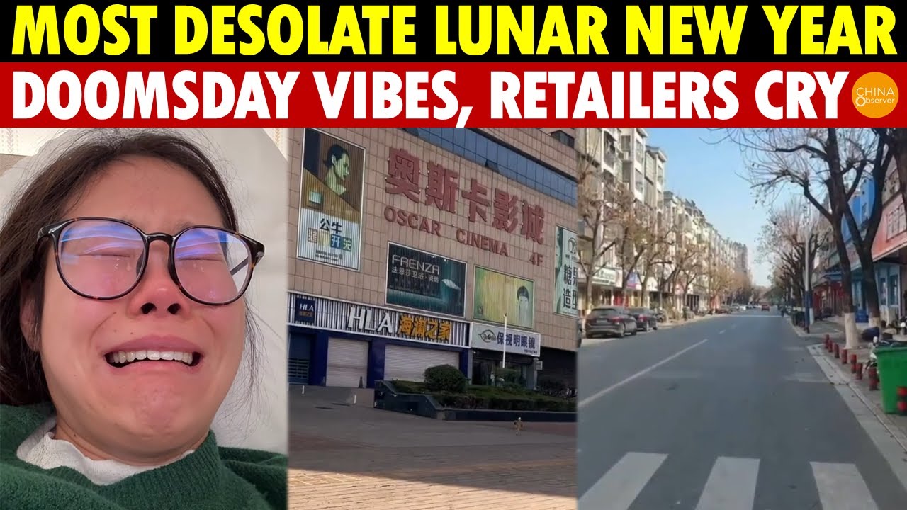 China’s Most Desolate Lunar New Year, End-Of-Days Feel, Store Owners in Tears