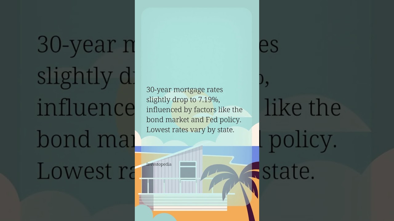 30-Year Mortgage Rates Dip Lower