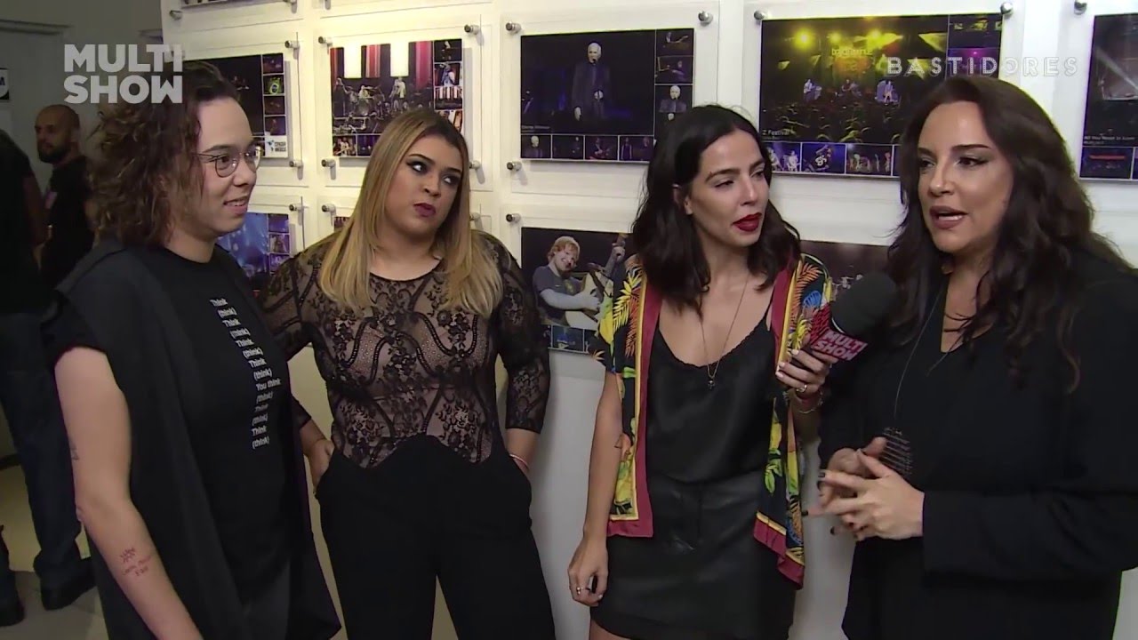 Ana Carolina, Maria Gadu e Preta Gil em entrevista para Bastidores do Multishow