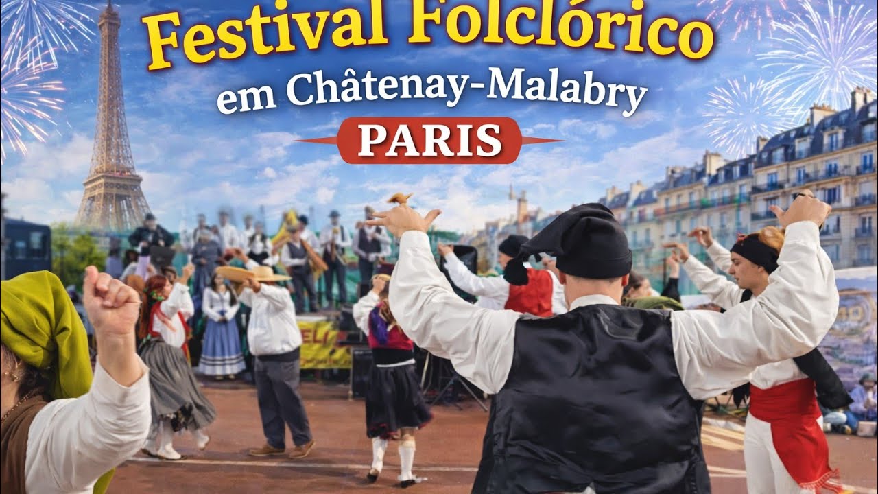 🍀Festival Folclórico em Chatenay-Malabry Paris 🍀