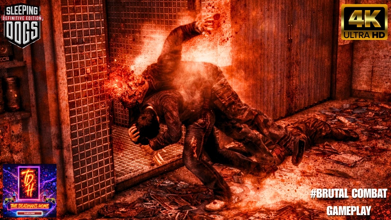SLEEPING DOGS - 4K 60fps Brutal Combat Action Gameplay Moments