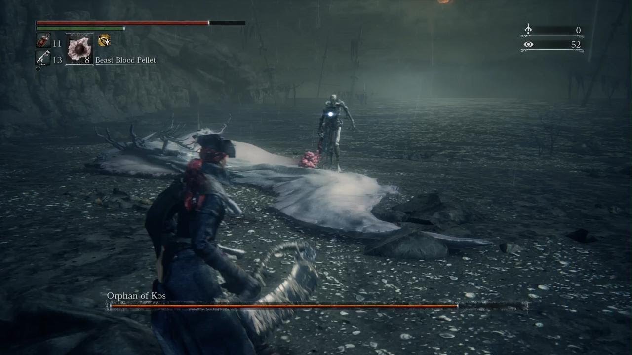 Bloodborne PS5 my fight with orphan of kos