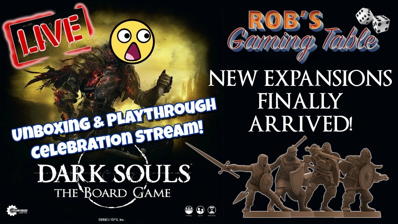Dark Souls Board Game Wave 3 Unboxing & Playthrough