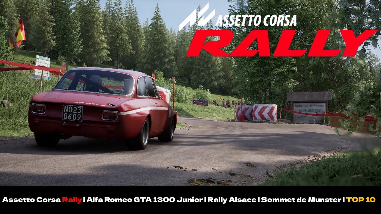Assetto Corsa Rally | Alfa Romeo GTA 1300 Junior | Rally Alsace | Sommet de Munster | TOP 10