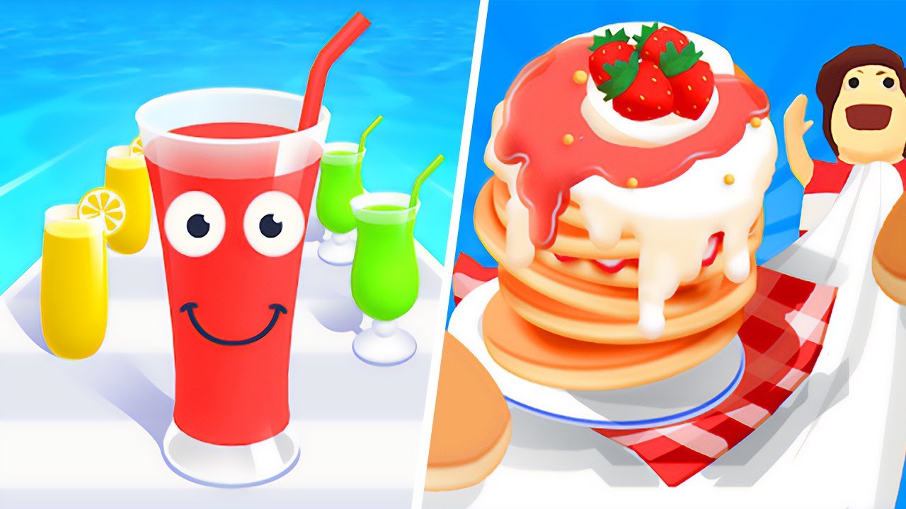 Pancake Run | Juice Run - All Level Gameplay Android,iOS - NEW BIG APK UPDATE