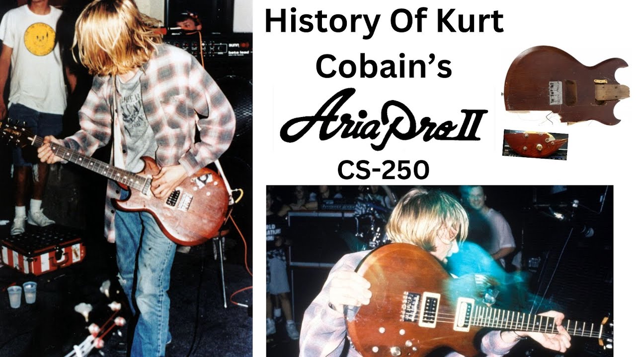 History of Kurt Cobain's Aria Pro II CS-250