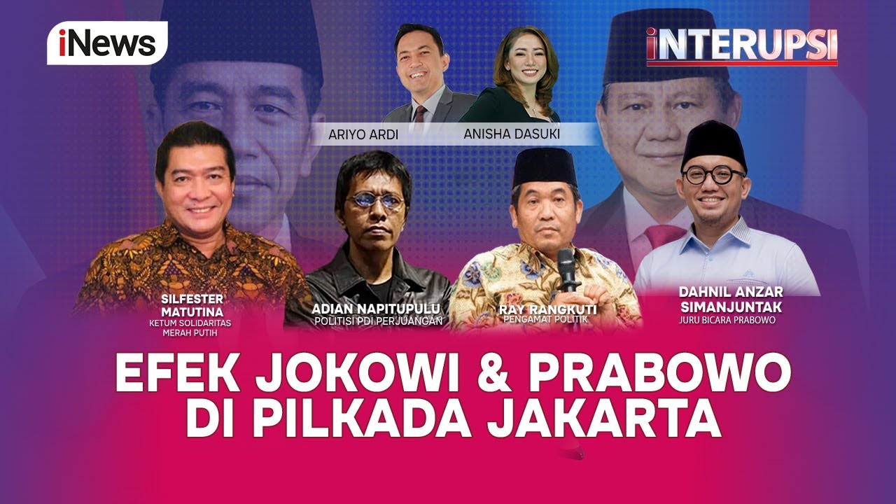 [LIVE NOW] Efek Jokowi dan Prabowo di Pilkada Jakarta | Interupsi 18 Juli 2024