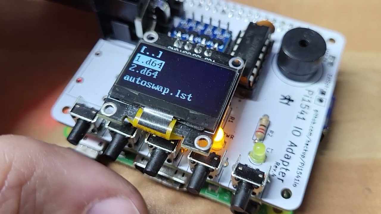 Commodore C64 mit Pi1541 Anleitung Deutsch Super Nintendo Controller