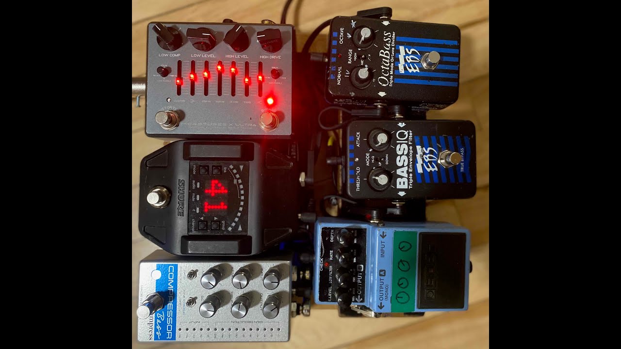 Working Bassist Pedalboard Overview (Metal, Disco, Country, Top 40)