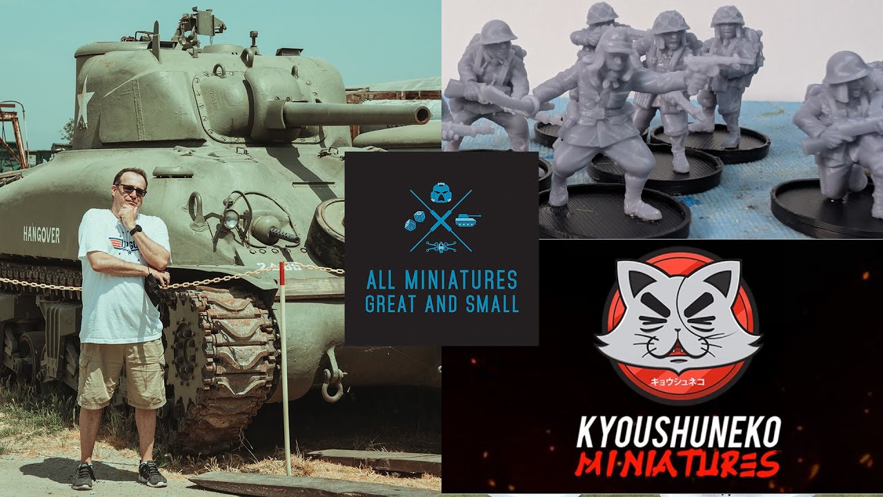 Приключения в 3D-печати: японские миниатюры Kyoushuneko времён Второй мировой войны