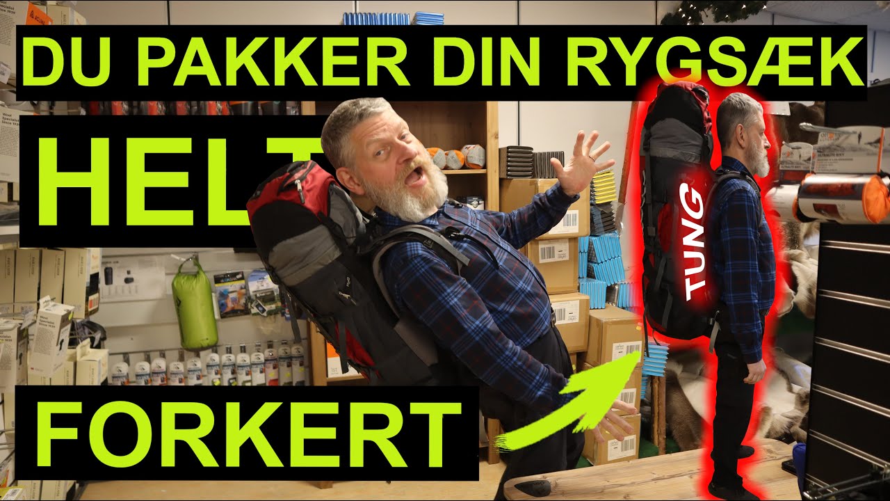 Du pakker din rygs&aelig;k forkert &ndash; Se det smarte lifehack!