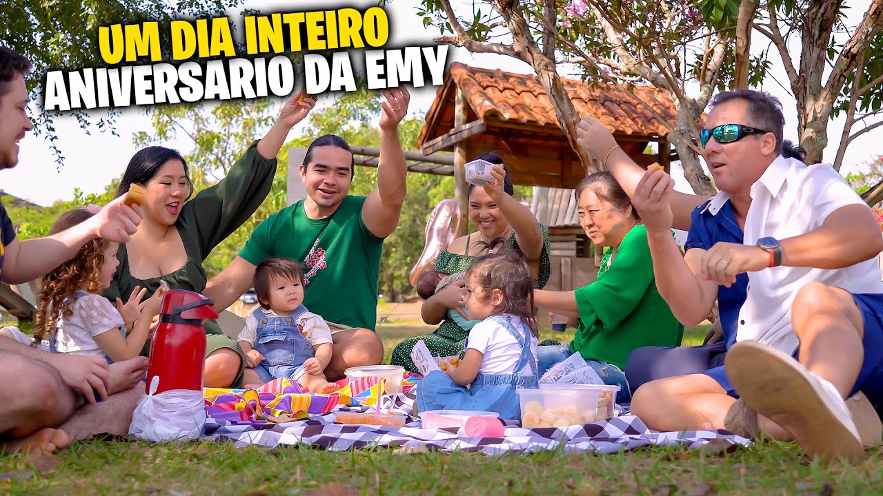 UM DIA INTEIRO COMEMORANDO O ANIVERS&Aacute;RIO DA EMY *Piquenique