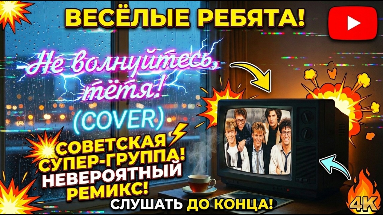 💣🔥Весёлые ребята_Не волнуйтесь тётя(Cover)🔥 #fyp #viral #музыка #synthpop #music  #музыка #80smusic