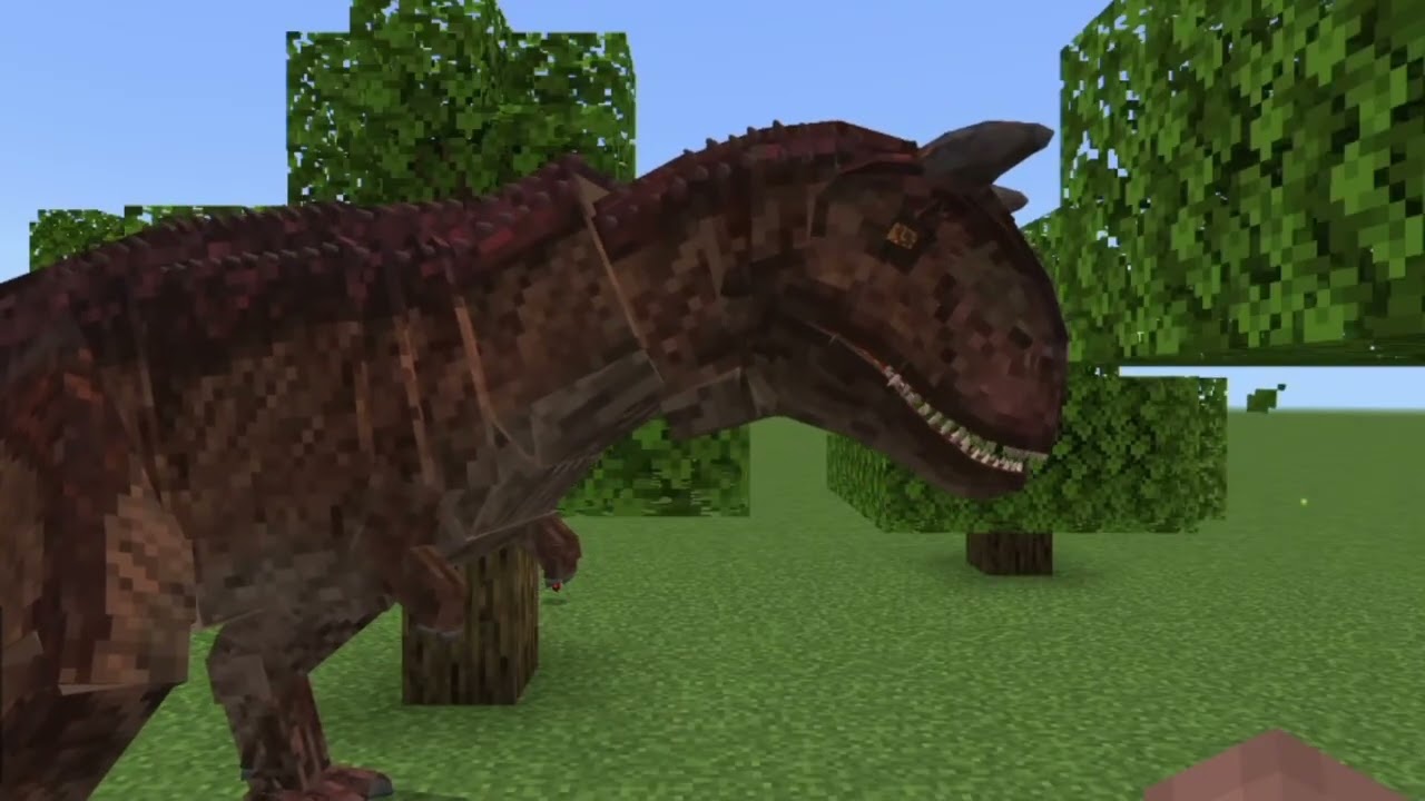 Indominus Rex Vs Carnotaurus Rexy and Tyrannosaurus Rex | Minecraft Animation (Full Version)
