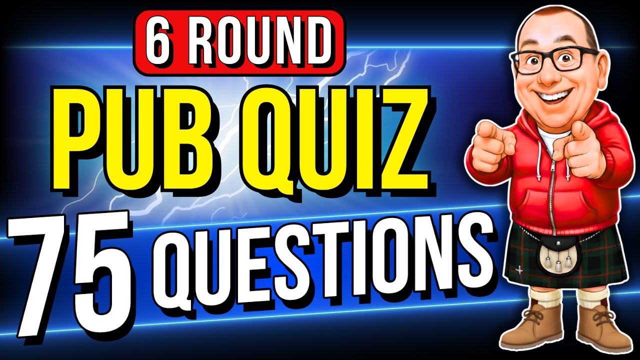 Pub Quiz | 6 Rounds of Trivia & General Knowledge Quiz Questions!