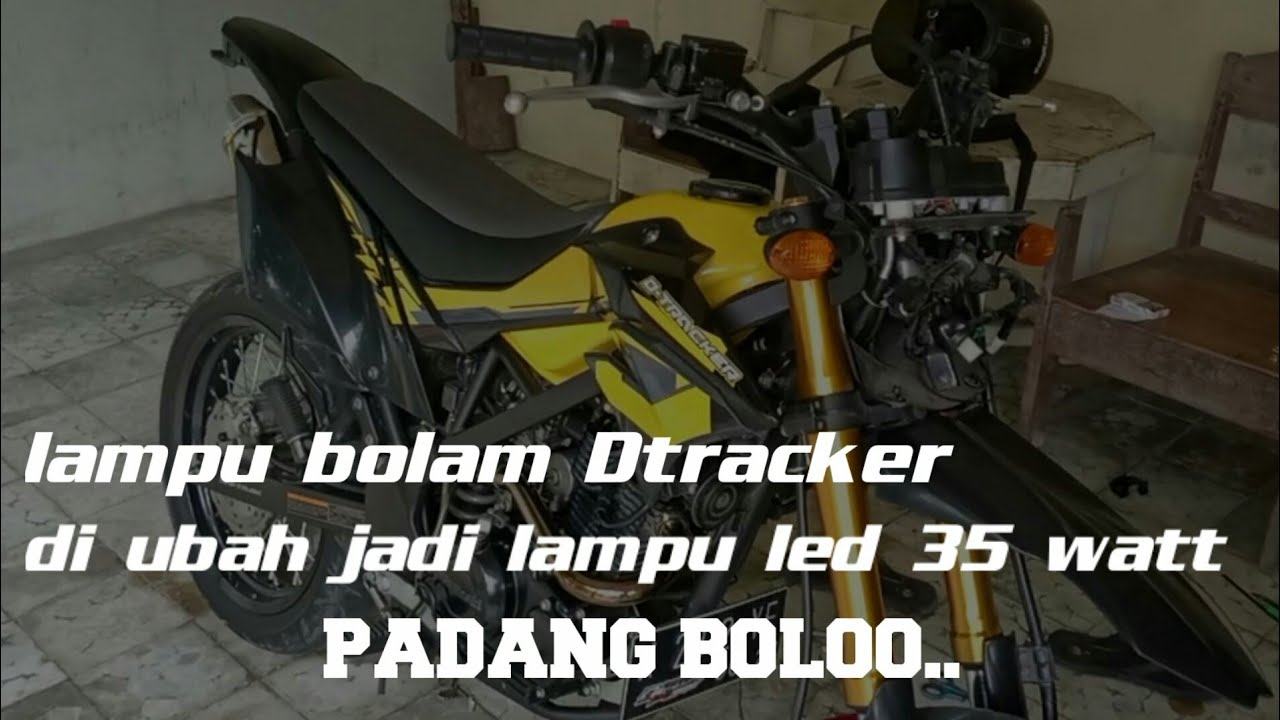 Gant Lampu D'Tracker Jadi Led 35 WATT, Utamaka Fungsi Bukan Gengsi.