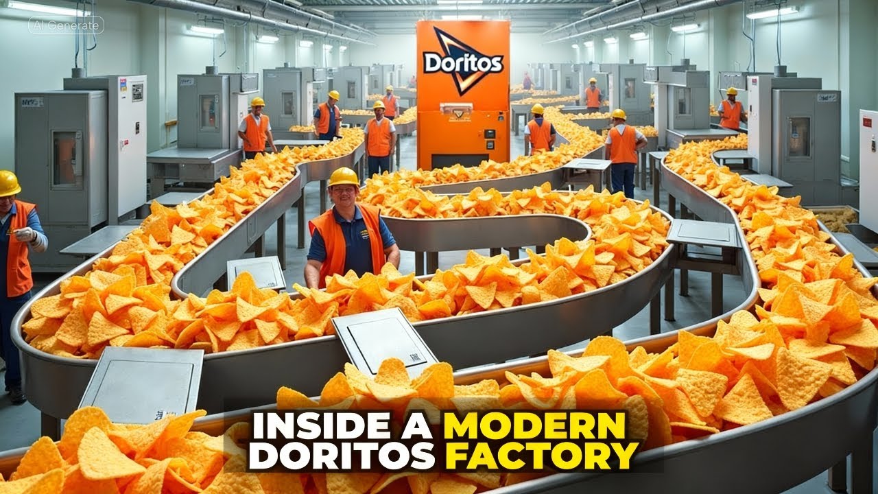 Inside A Modern Doritos Factory | How Doritos Nachos are Made Today | From Raw Corn to Tasty Snacks