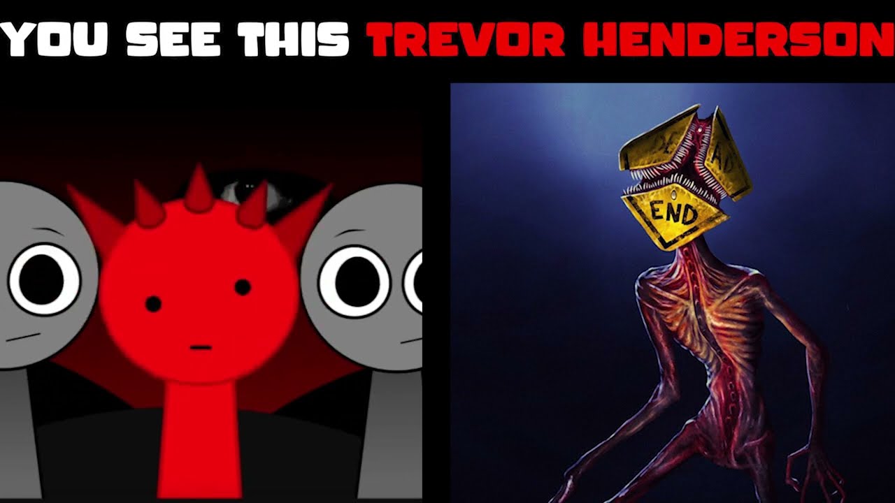 Sprunki Becoming Uncanny | You see this Trevor Henderson | Raddy verse | 70 PHASES