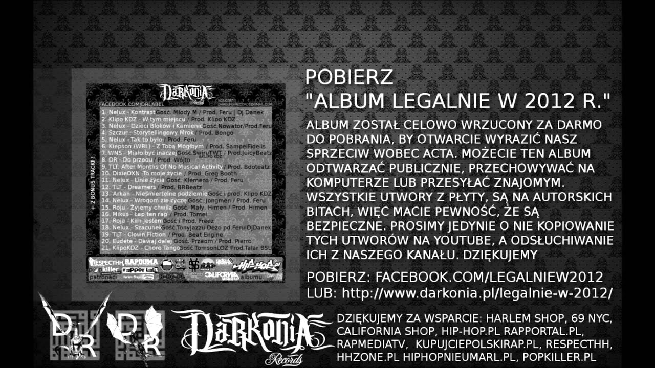 1. Nelux - Kontrast (Gość. Młody M / Prod. Feru / Dj Danek) [Album:Legalnie w 2012]
