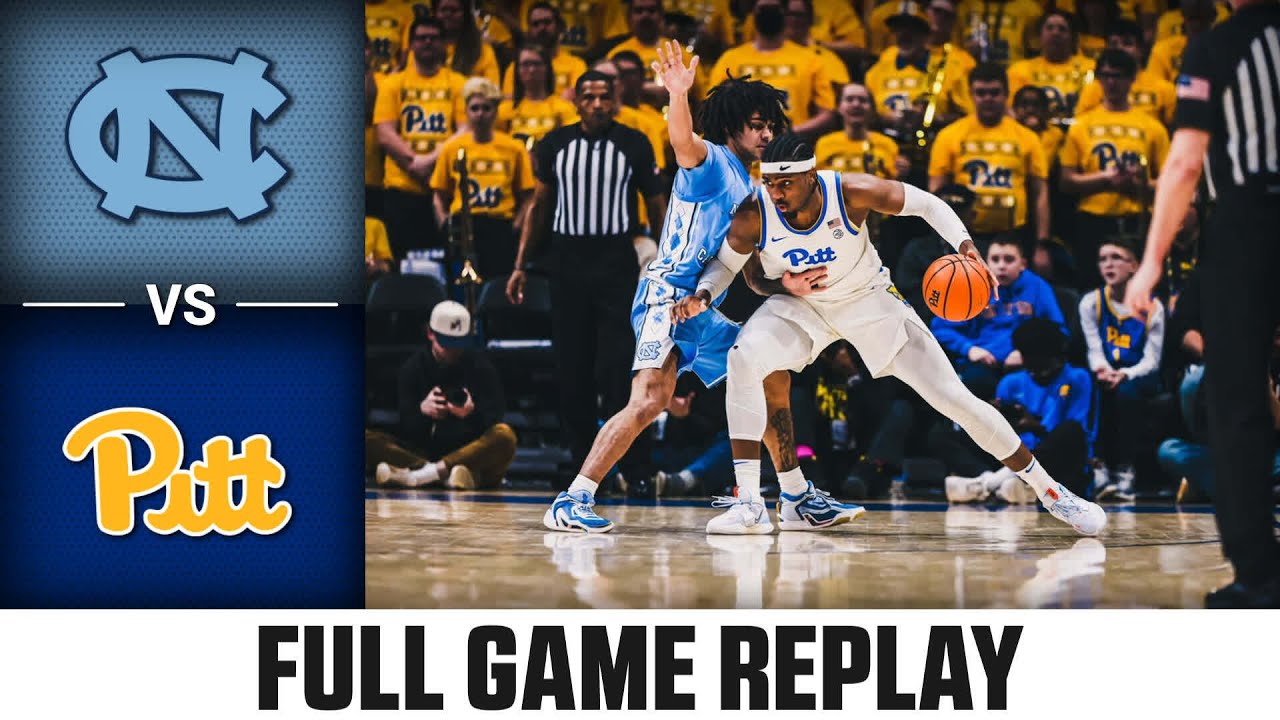 North Carolina vs. Pitt Full Game Replay | 2023-24 ACC Men’s Basketball