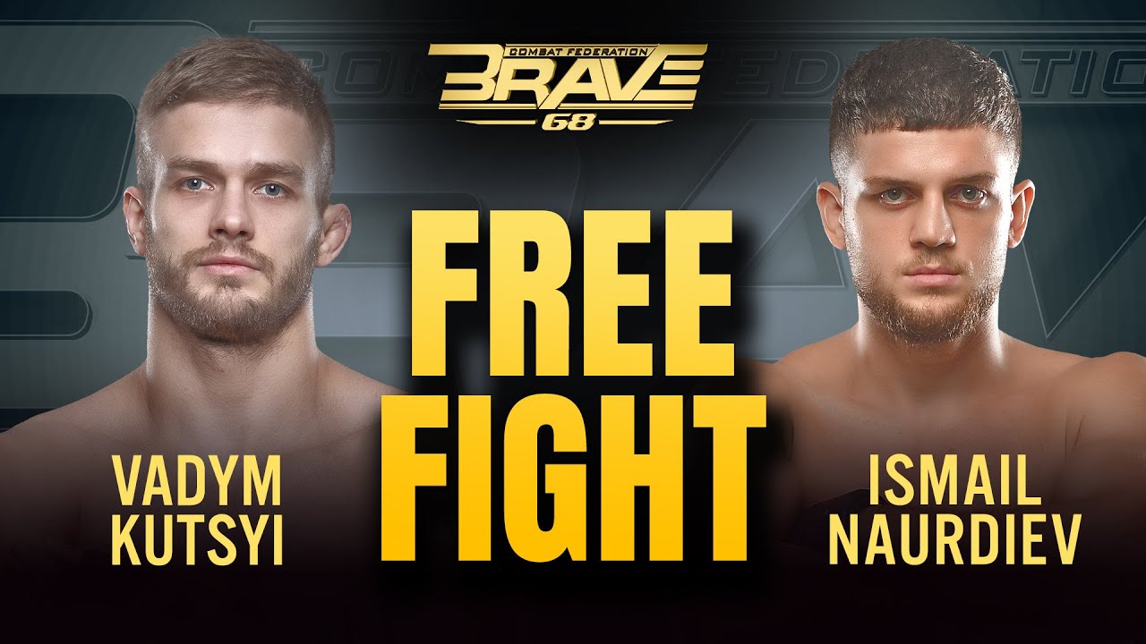 Vadym Kutsyi vs Ismail Naurdiev | Free Fight | BRAVE CF 68