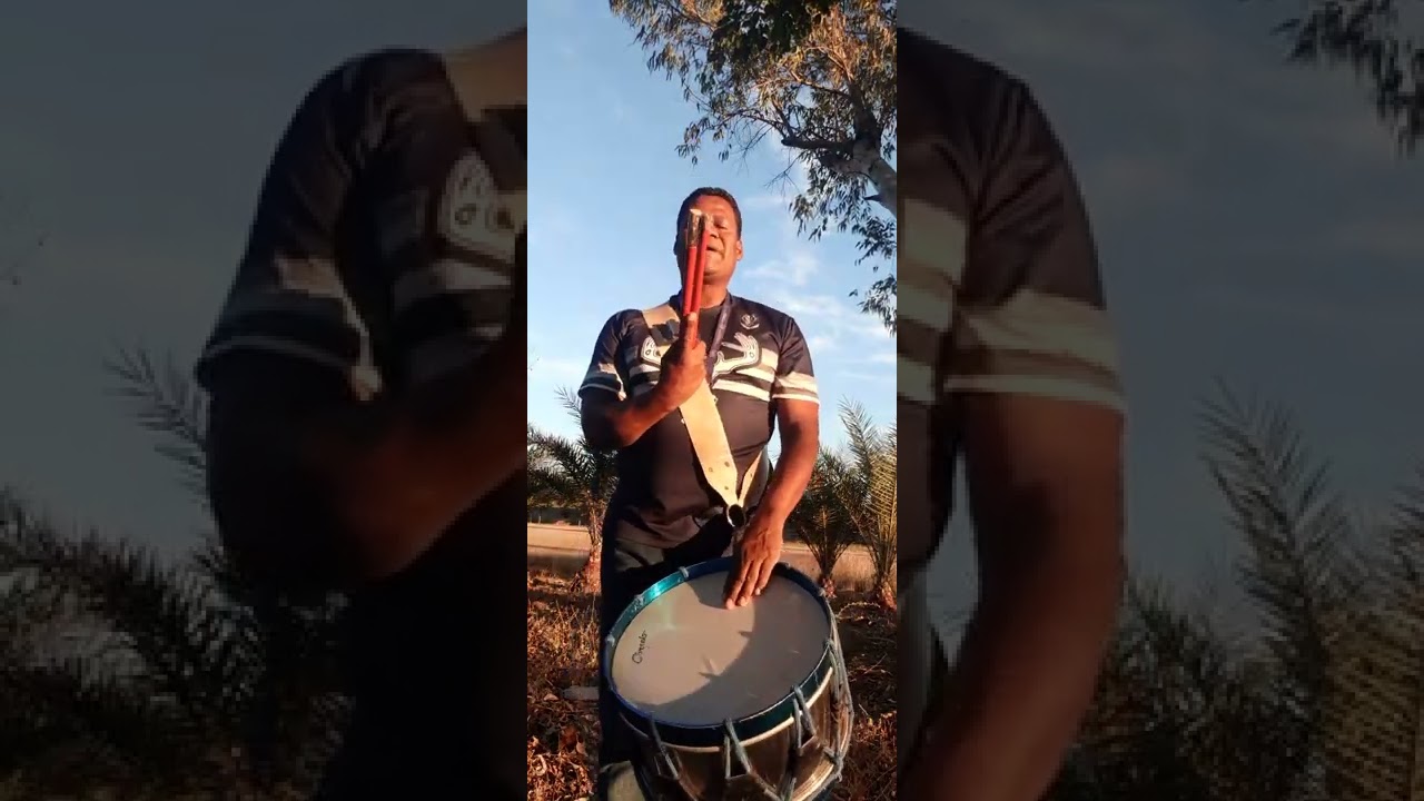 BANDA DE GUERRA - Posiciones: 1ra, 2da, 3ra, (4ta se omite) 5ta, 6ta, y 7ma, con Tambor y Corneta.