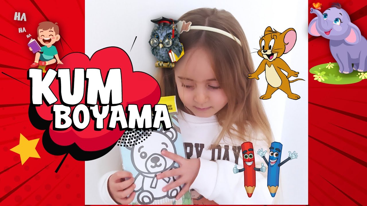 👉 Çocuklar İçin Kum Boyama Yapıyoruz | Renkli Eğitici Oyun