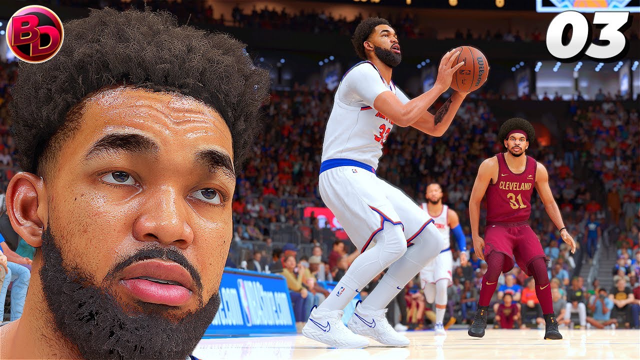 NBA 2K25 Karl Anthony Towns RTTS: ¡Remontada Épica contra los Cavaliers!