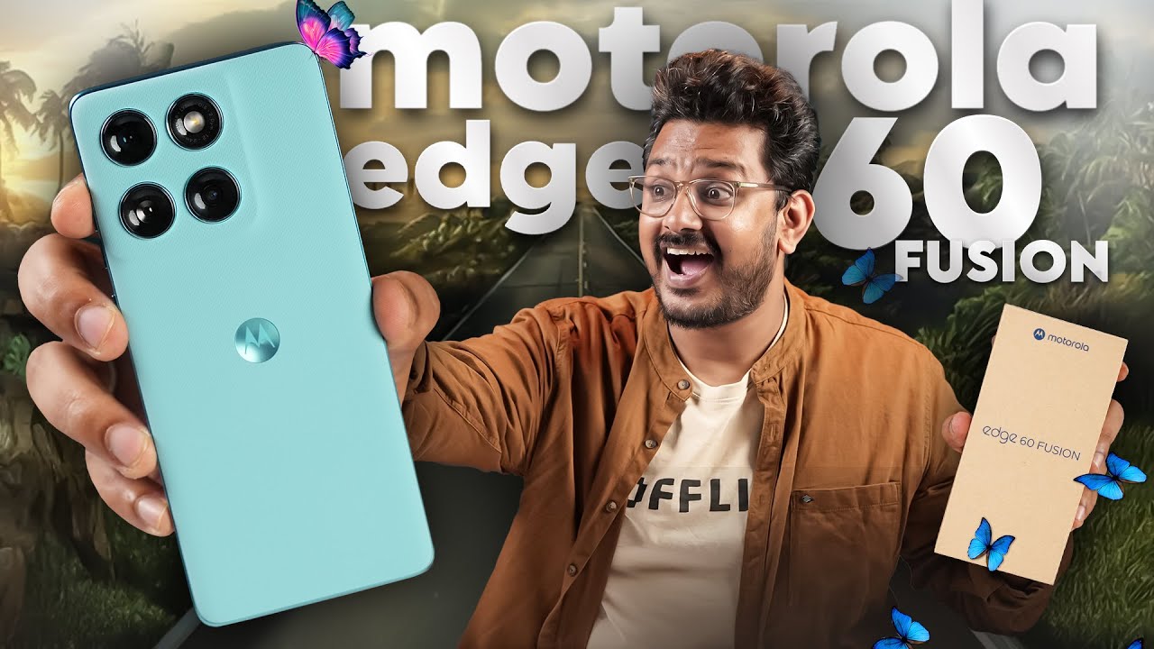 motorola edge60 fusion Unboxing in ಕನ್ನಡ⚡️ Dimensity 7400, AMOLED, 50MP Sony LYT700C,  5500mAh + 68W