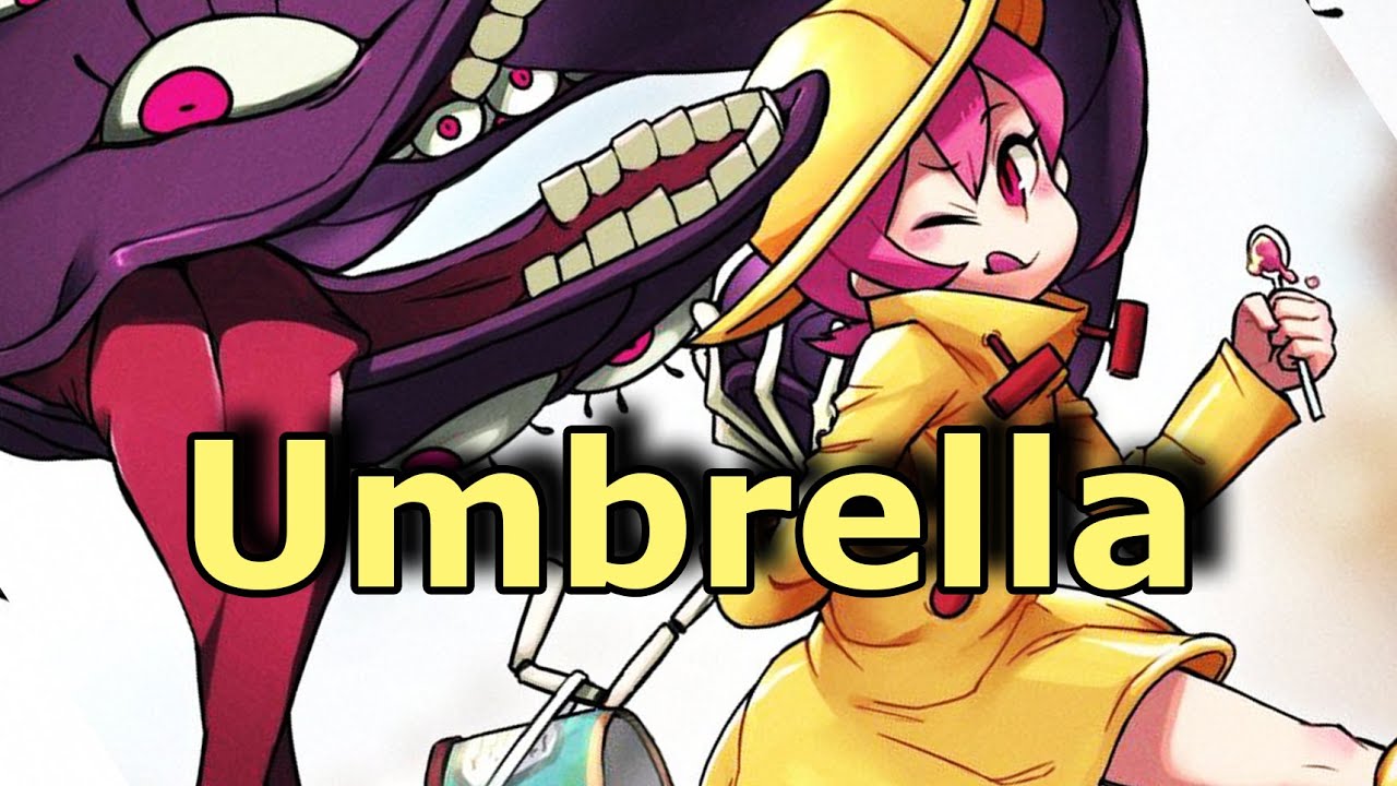 Перевод фраз персонажа на русский язык. Skullgirls. Umbrella.