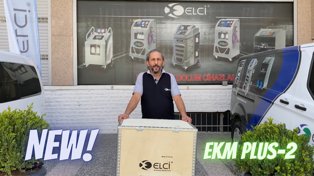 Yeni EKM PLUS-2 Kurulum, Tanıtım ve Ağırlık Kalibrasyonu (automobile air conditioner gas refill)