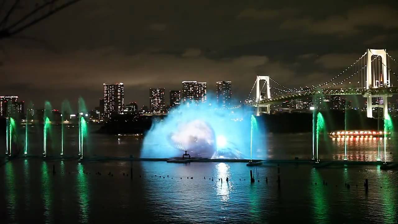 Odaiba water illumination 2010 part 1