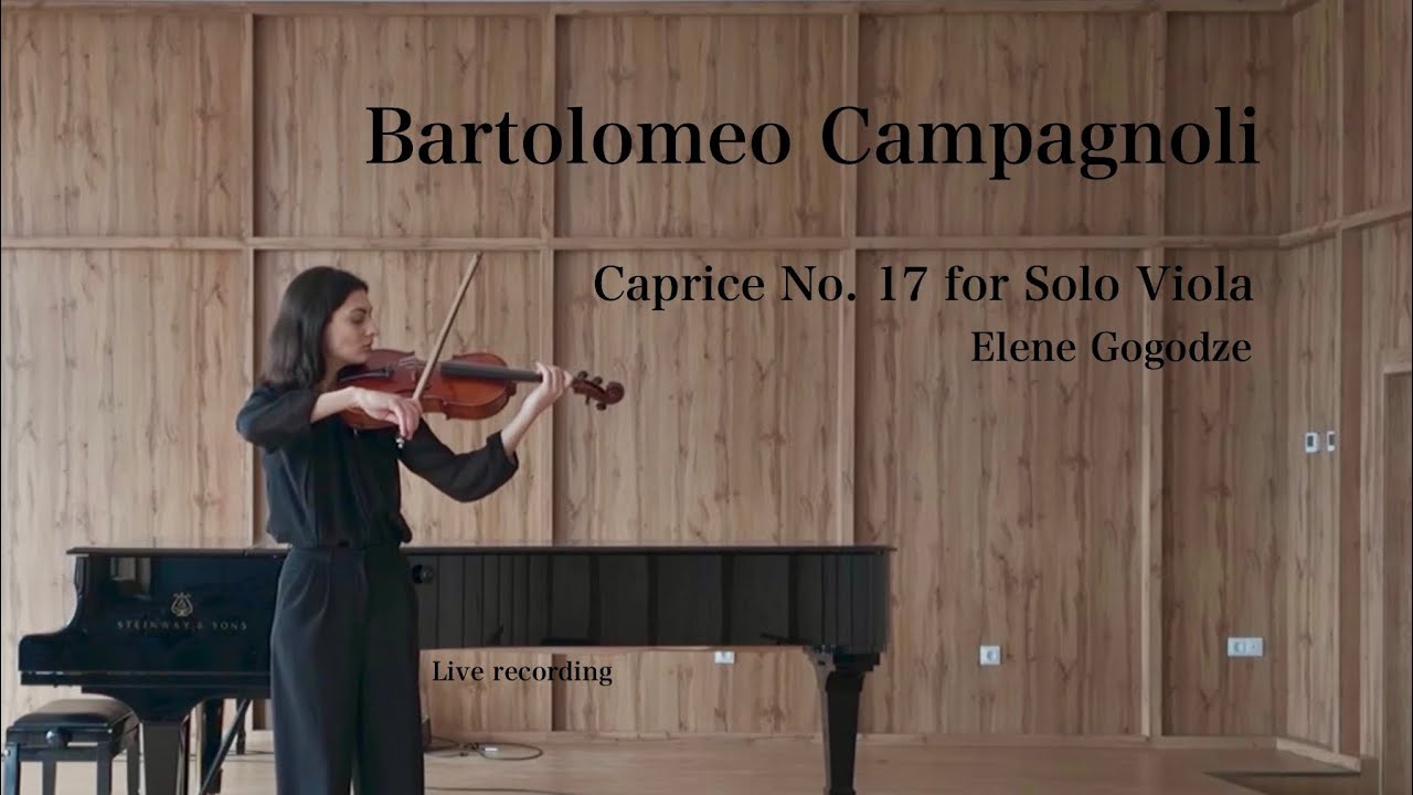 Campagnoli - Caprice No.17 for Solo Viola