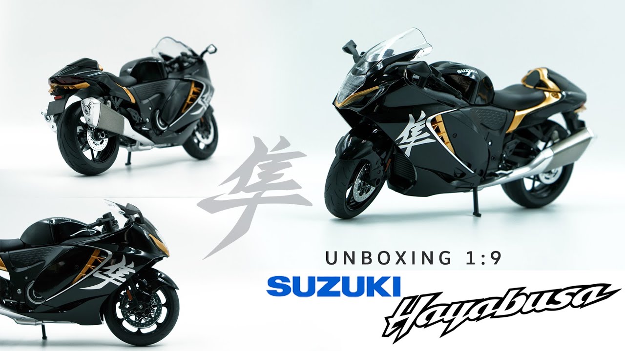 Suzuki Hayabusa Scale Model Unboxing  | 1: 9 Scale | Diecast Bike Model | Suzuki GSX 1300R Model