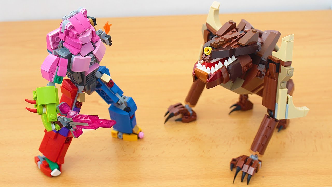Lego Fortnite Polar Peak Monster and Mecha's sword MOC