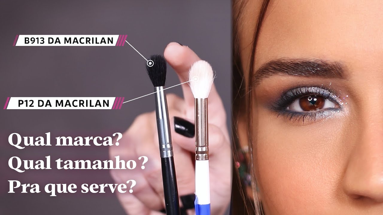 Os melhores PINCÉIS DE MAQUIAGEM para ESFUMAR? Os essenciais!