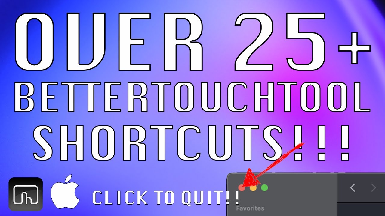 Краткое руководство: Все сочетания клавиш BetterTouchTool на моем Mac!!! (БОЛЕЕ 25!)