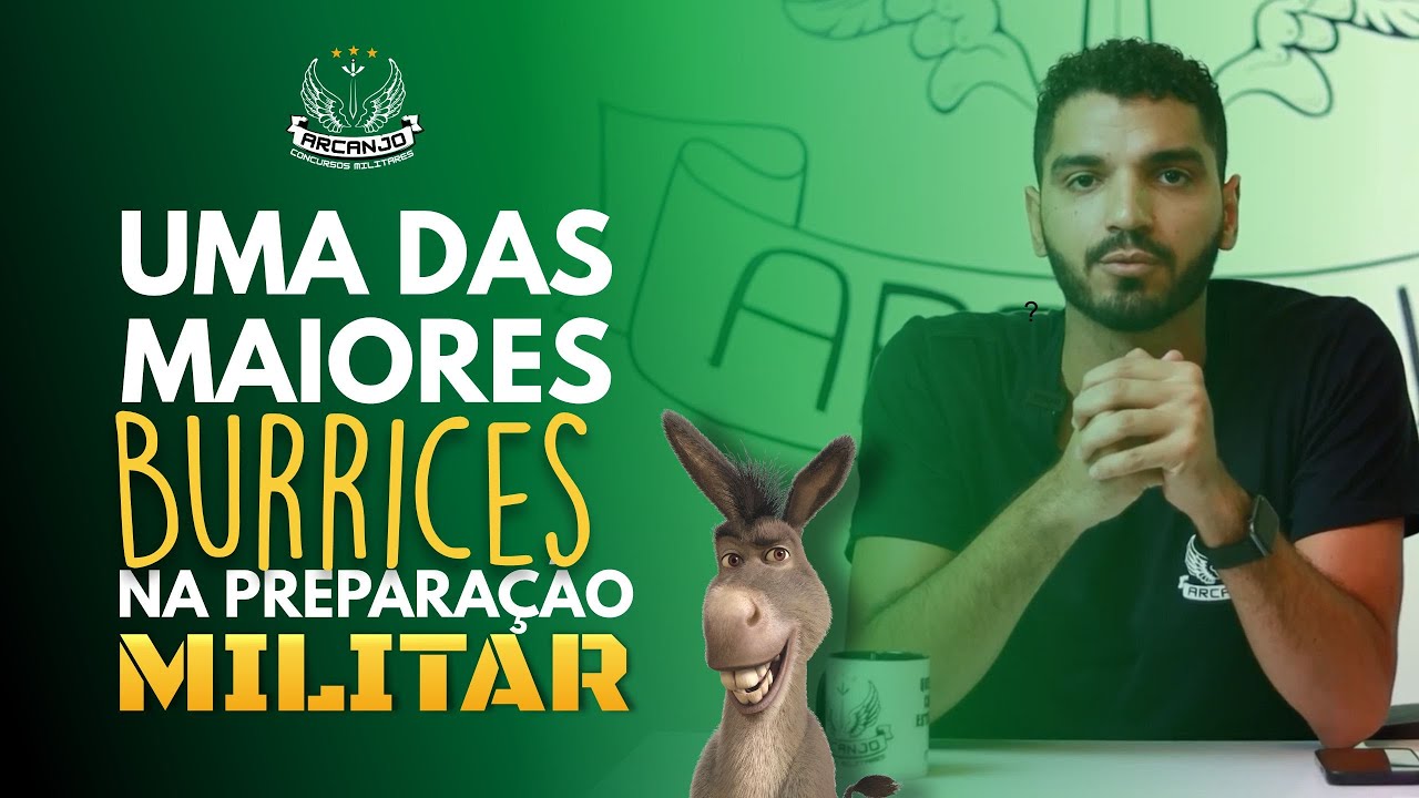 SÓ BURRO FAZ ISSO NO CONCURSO MILITAR! - Tropa do Arcanjo