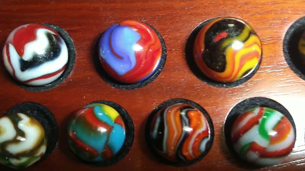 Ted A's 43 seconds of setting the Pelletier NLR national line rainbow bar  Gem City marble show 2025