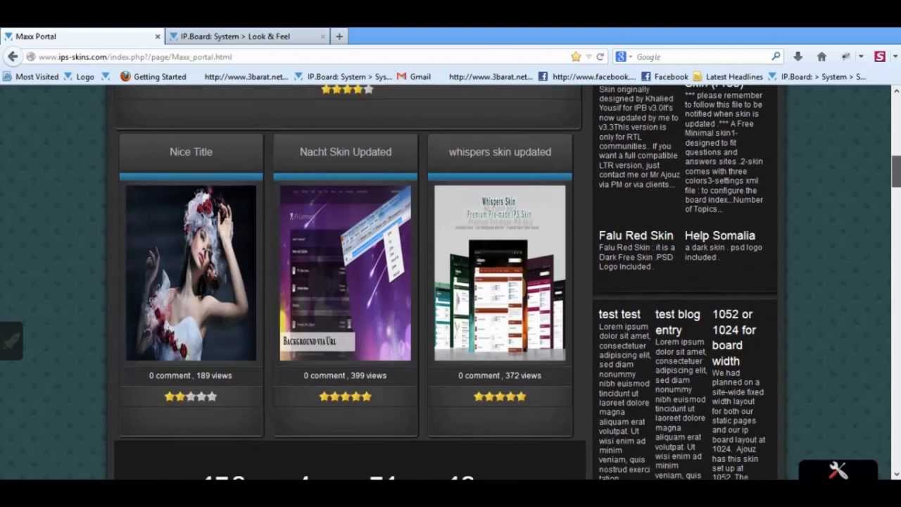 Using specific skin with IP.Content page -Tutorial