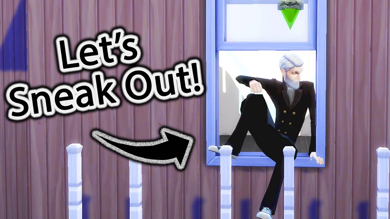 Как построить окно для скрытого выхода | Sims 4: Старшие классы