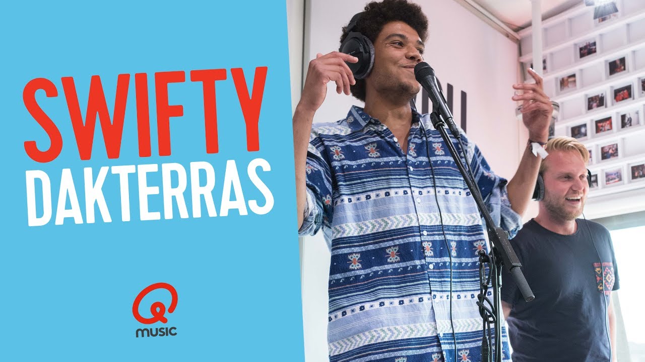 Swifty - 'Dakterras' live bij Qmusic // Joost en Hila