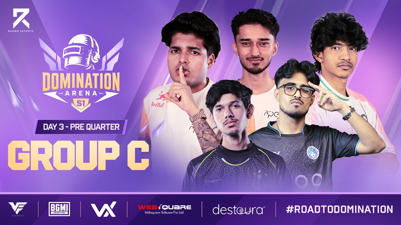 DOMINATION ARENA S1 ~ PQ DAY 3​ @JONATHANGAMINGYT @clutchgod960 @S8ULGG @goblinbgmi