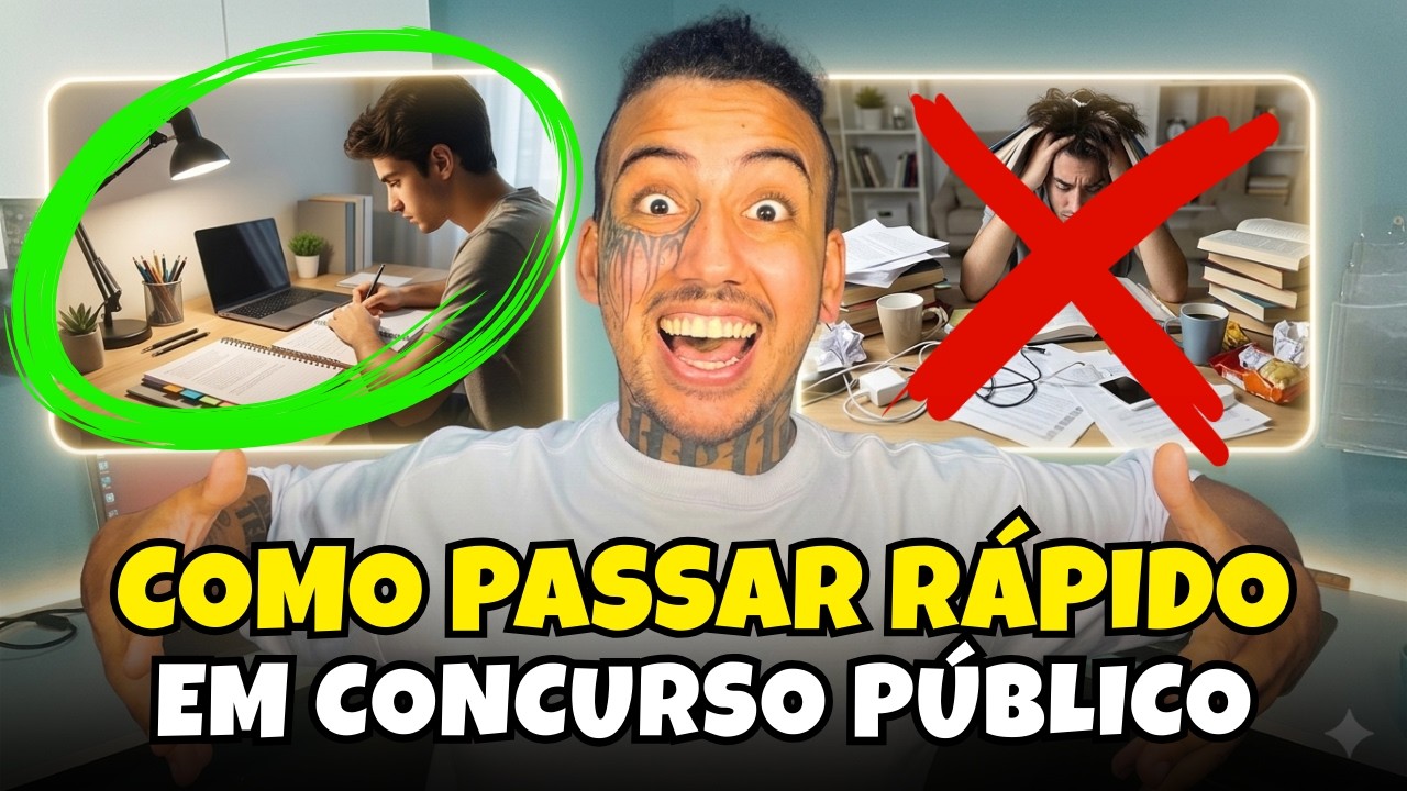 🚨Você está estudando pra concurso do JEITO ERRADO!