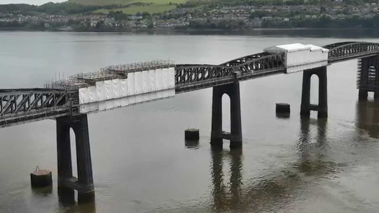 Tay Rail Bridge Aerial